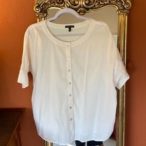 Eileen Fisher Oversized white top size medium